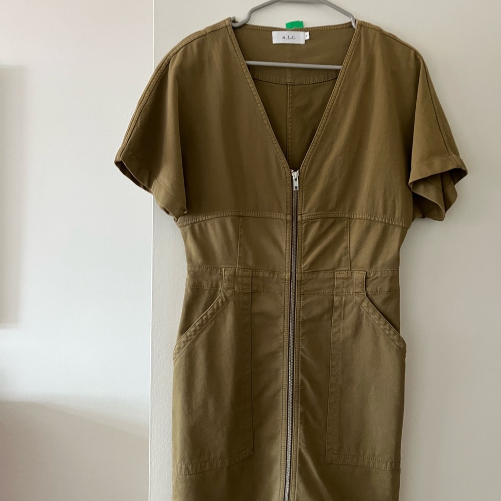 A.L.C. Novak utility Zip-Front Dress